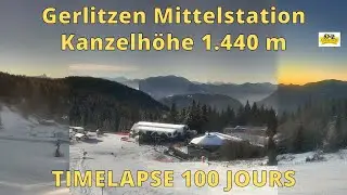 Gerlitzen Alpe ⏩ Timelapse 100 jours