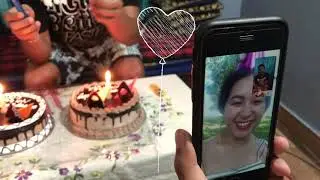 Online Birthday Celebration 🎂🎈|Facebook Video call