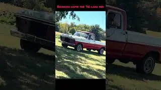 Bringing home my 1970 F100 Long Bed.
