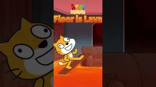Floor is Lava  #scratch #shorts