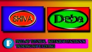 2021 Instagram - Facebook New Trending Name Editing - PixelLab Tutorial  #Font_Design #PixelLab