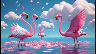 Flamingo Legs Go Stand Stand Stand | English Nursery Rhyme | Kids Songs | Baby Music