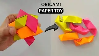 Origami Paper Toy | How to make an antistress paper toy #shorts #craftboat