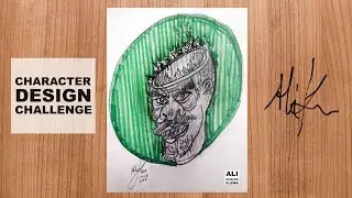 Character Design Challenge | Head section | Ali Khaled Elewa