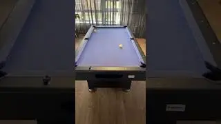 Performing Efren Reyes his almost impossible 5 rail trick shot pool