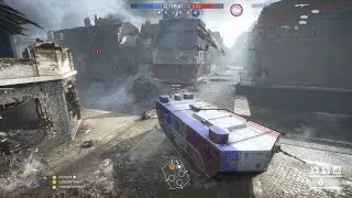 Battlefield 1: St Chamond gas assault tank gameplay (No Commentary)