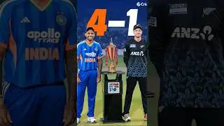 india ne newzealand ko t20 series 4-1 se hara diya hai india ne history create kar di hai 🇮🇳😍✅