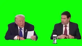 Trump gave me a note Green Screen