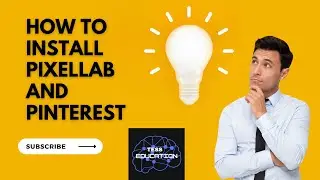 How to install pixellab|install Pinterest|mobile graphic designing class| Tess Education