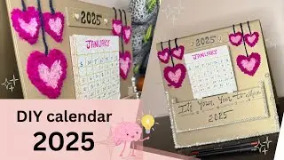 DIY calendar | desk calendar | decor | paper craft ideas | reuse ideas  #telugu  #youtube #trending