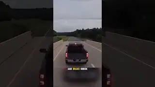 Pickup Driver Got Angry #dashcam #truck #highway