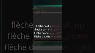 Tuto FR GameMaker 09 - Script, Fonction et Input Clavier #shorts #gamemaker