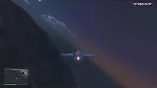 Going on a fighter jet in GTA V