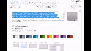 Embedding FlyKam YouTube Clips