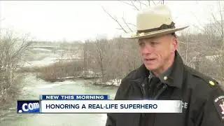 After saving man in Niagara River, NYS Parks Police officer honored