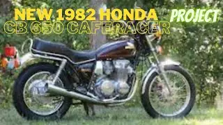 NEW 1982 HONDA CB 650 CAFE RACER PROJECT #AVIDTV