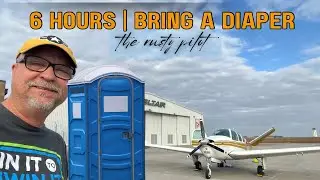 The Plane Has The Range  But Do I? 6 hours no bathroom 
