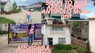 SOON TO RISE APEC HOMES ANTIPOLO MODEL UNIT AND ACTUAL TURNOVER FROM IBIZA TOWNHOMES