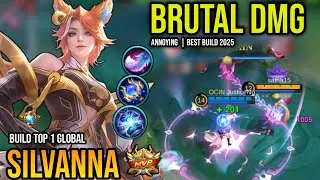 SILVANNA BEST BUILD 2025 | BUILD TOP 1 GLOBAL SILVANNA GAMEPLAY | MOBILE LEGENDS✓