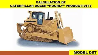 How to Calculate the Bulldozer (Dozer) Hourly Production | English