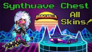 ►NEW◄ Synthwave Chest!! ALL SKINS + 1v1's &bull; Brawlhalla Diamond Gameplay
