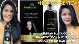 Herbishh Black Color Shampoo Honest Review You can buy link Below