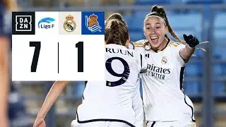 Real Madrid CF vs Real Sociedad (7-1) | Resumen y goles | Highlights Liga F