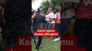 Karen nyamu dances with genzs