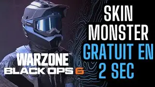 D&eacute;bloquer le skin GRATUIT Warzone 4 BO6 Monster Energy Bleu (Glitch Warzone Glitch BO6)