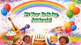 Its Your Birthday, Celebrate | A World of Color | Happy Birthday