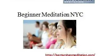 Vedic Meditation Classes in New York City - Ben Turshen