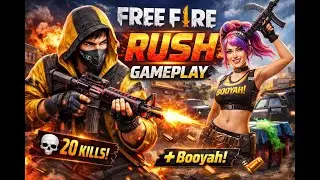 Mere Team me Raistar a gaya  😱 !! Free Fire Rush Gameplay !! 2026