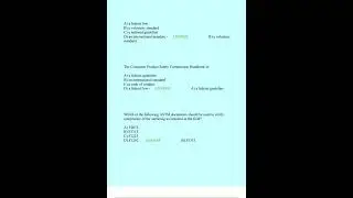 CPSI Practice Exam Questions 2024