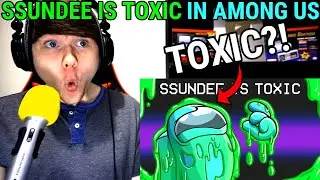 SSundee is Toxic in Among Us REACTION!