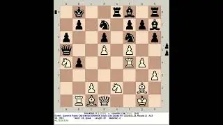 Stockfish 17.1 vs Houdini 1.5a | Queen's Pawn: Old Benoni Defense #chess