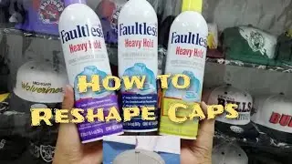 Paano mag Hulma nang Caps Using Faultless and Cap Molder, Restore and Reshape Vintage Nike Cap.
