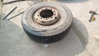 How open truck wheel nut and rim ring 