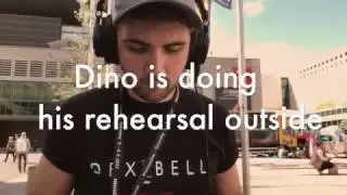 Dino Franchi from Rationale and VIVO S1 digital piano , everywhere with him