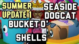 Summer Update 1| Grinded For Seaside Dogcat & Bucket O' Shells Event Pets| Mining Simulator Roblox