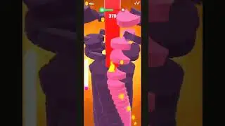 Drop Stack Ball Game Level 88 - short video - More Gaming