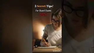 5 Secret Exam Tips 🔥 Board Exams 2026 | 90%+ Guarantee 💯 #examchallenge #BoardExam2026#ExamTips