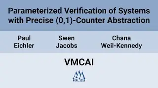 [VMCAI'25] Parameterized Verification of Systems with Precise (0,1)-Counter Abstraction