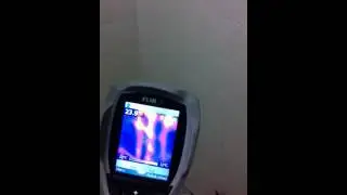 Thermal Imaging locates water leak for plumber