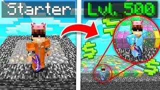 BEGINNER MINE vs LEVEL 500 MINE in MINECRAFT: PRISONS?! | Minecraft OP PRISON