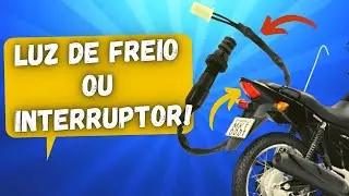 Como verificar se o problema está na Luz de freio traseira ou Interruptor de freio da Moto !