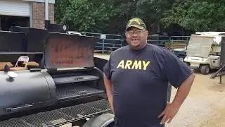 Veterans start a bbq pitmaster catering food business bbq smoker grill trailer cookers sale rentals