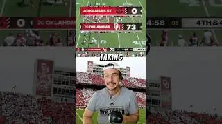 The punter had the best play of the game&hellip; #collegefootball #punt #oklahoma