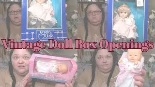 vintage doll box openings