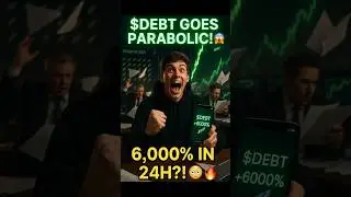 $DEBT Skyrockets 6,000% 🚀💸 | Meme-Coin Madness!
