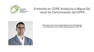 Entrevista COPE. Miguel Gil denuncia el precio 